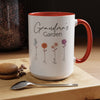 Grandma's Garden Personalized Accent Coffee Mug (11, 15oz)