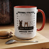 Personalized Pets Personal Stalker Accent Coffee Mug (11, 15oz)